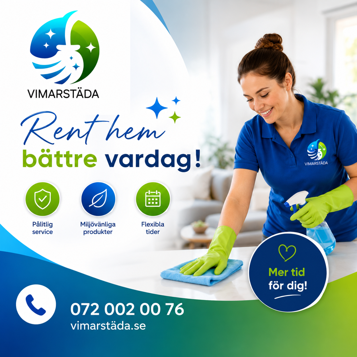Hemstädning i Vimmerby – Rent hem, bättre vardag